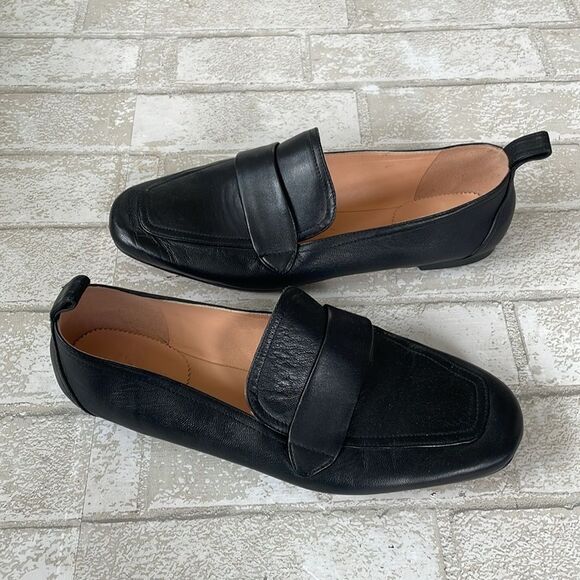 J.crew marie tab black leather loafers - Picture 4 of 9